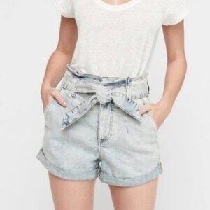 Express - paper bag jean short